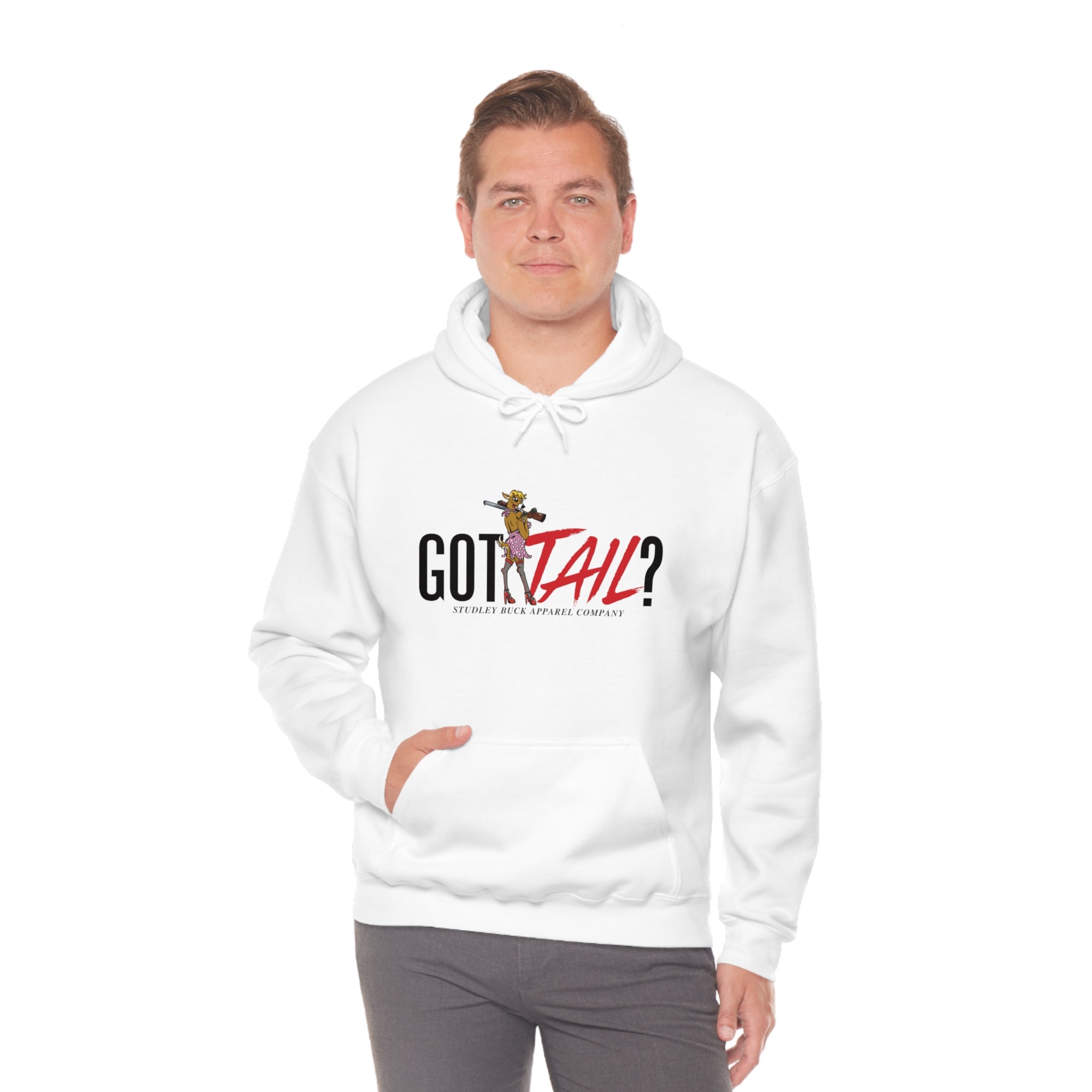 Studley Buck: Got Tail! Unisex Heavy Blend™ Hooded Sweatshirt