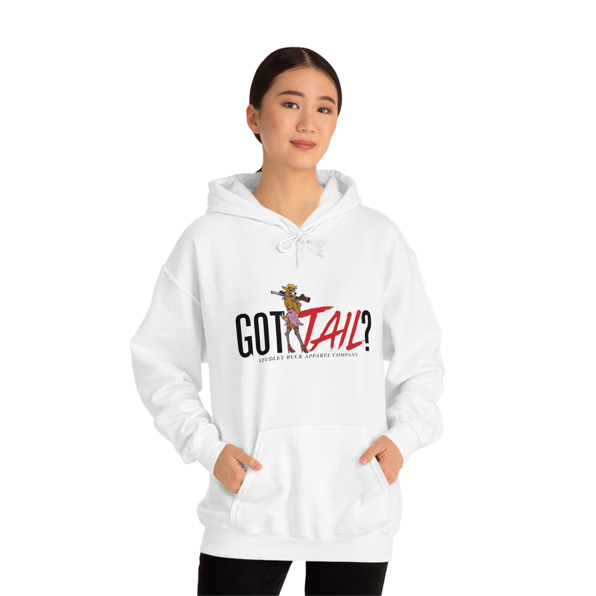 Studley Buck: Got Tail! Unisex Heavy Blend™ Hooded Sweatshirt