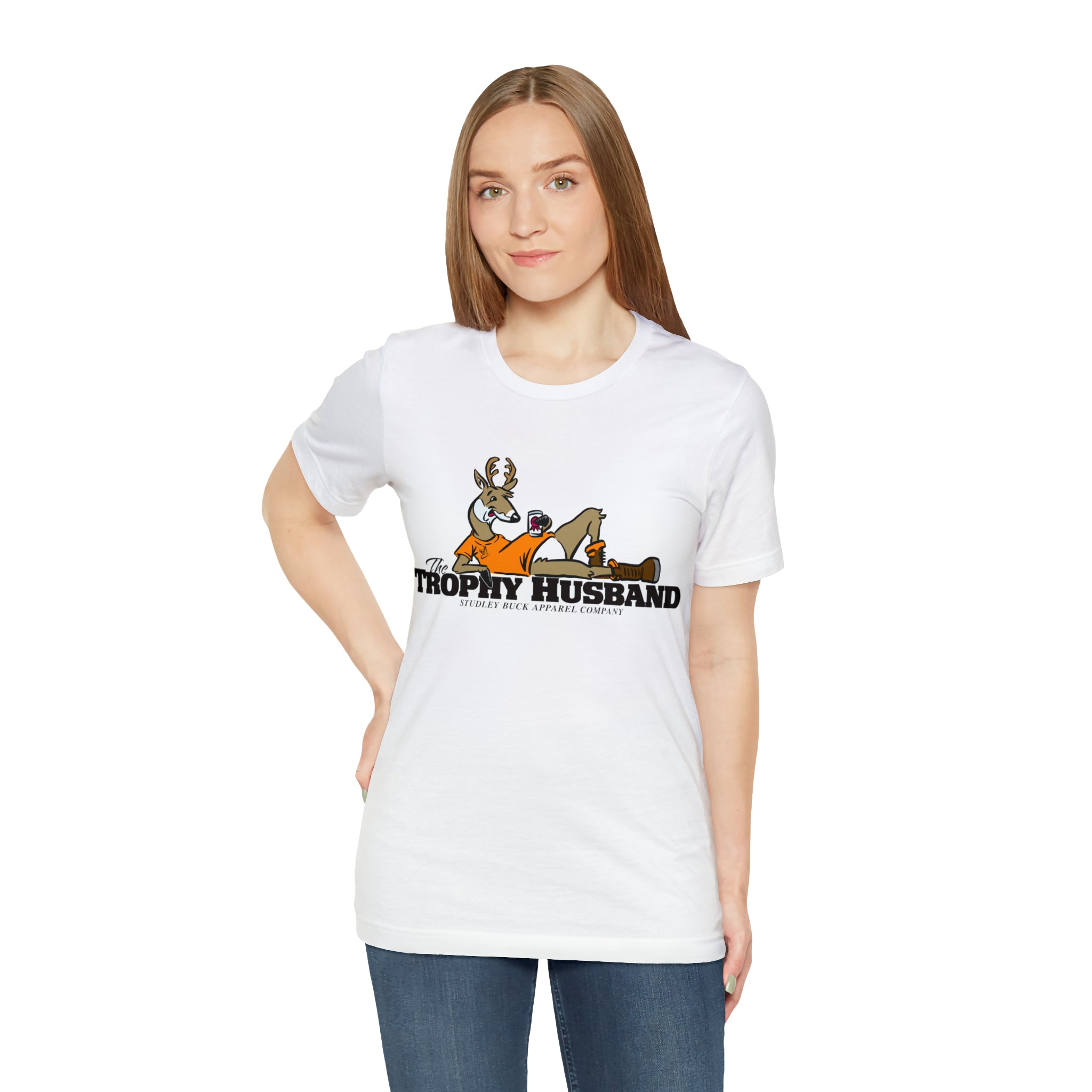 Studley Buck: Trophy Husband! Unisex Jersey Short Sleeve Tee
