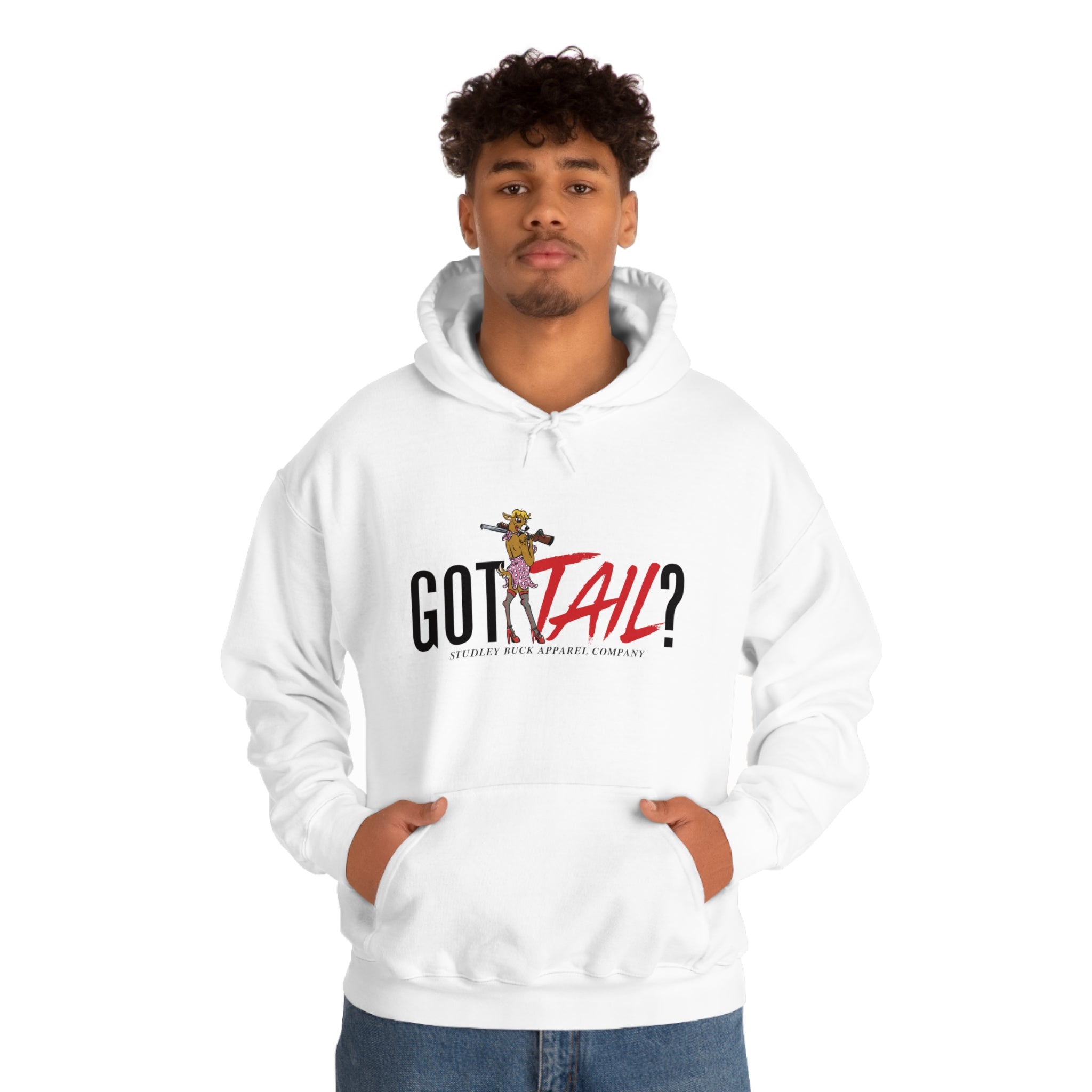 Studley Buck: Got Tail! Unisex Heavy Blend™ Hooded Sweatshirt