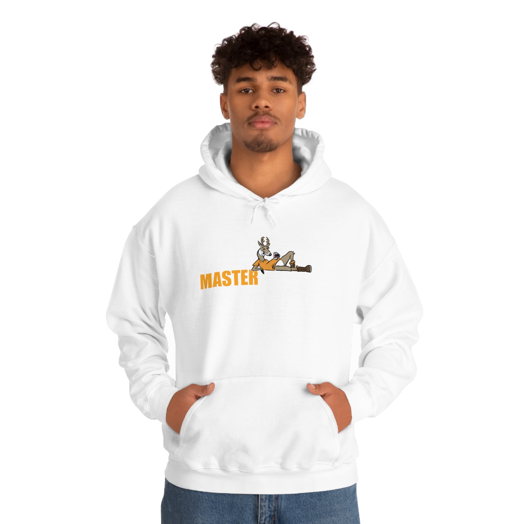 Studley Buck: My Neighbor Is a MasterBaiter! Unisex Heavy Blend™ Hooded Sweatshirt