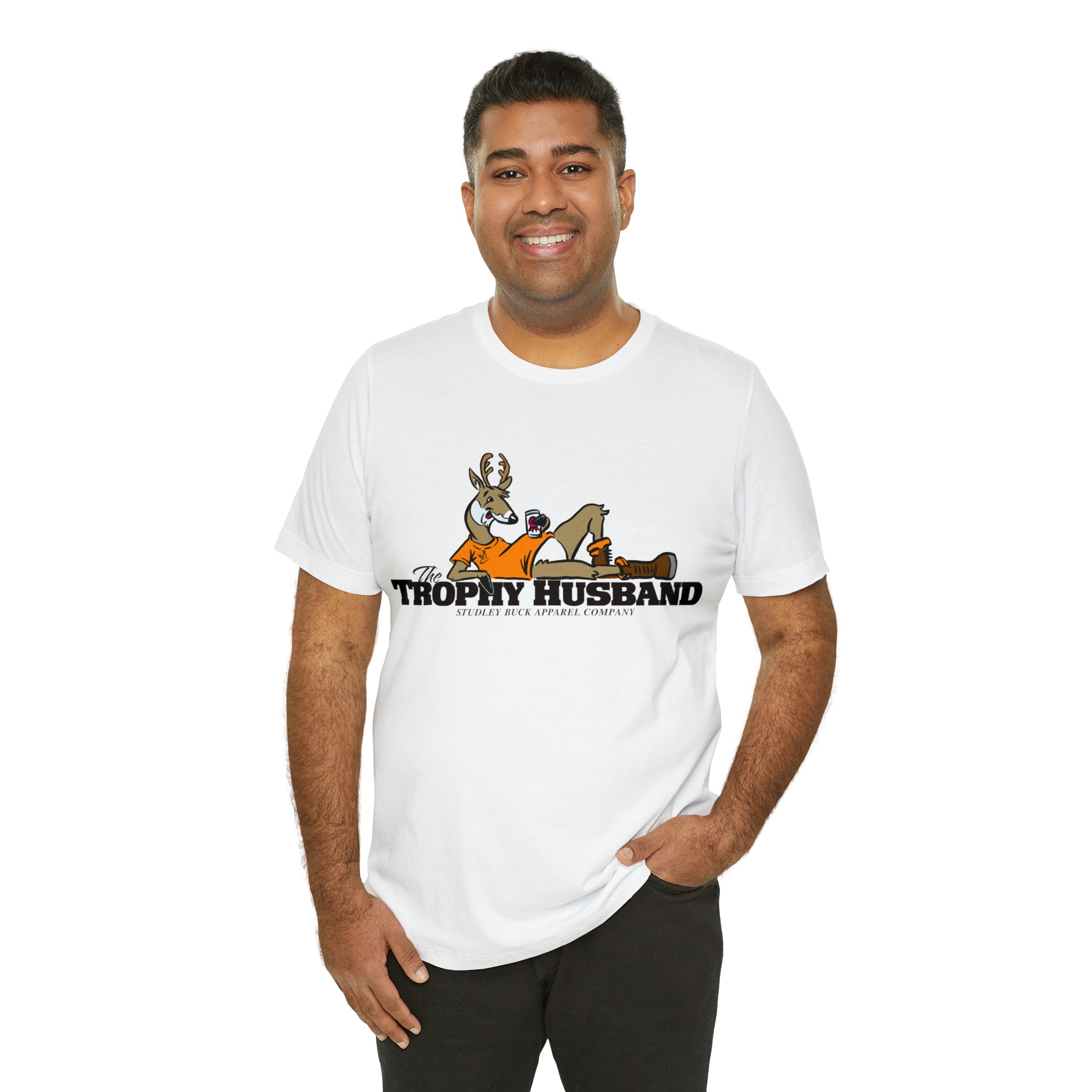 Studley Buck: Trophy Husband! Unisex Jersey Short Sleeve Tee