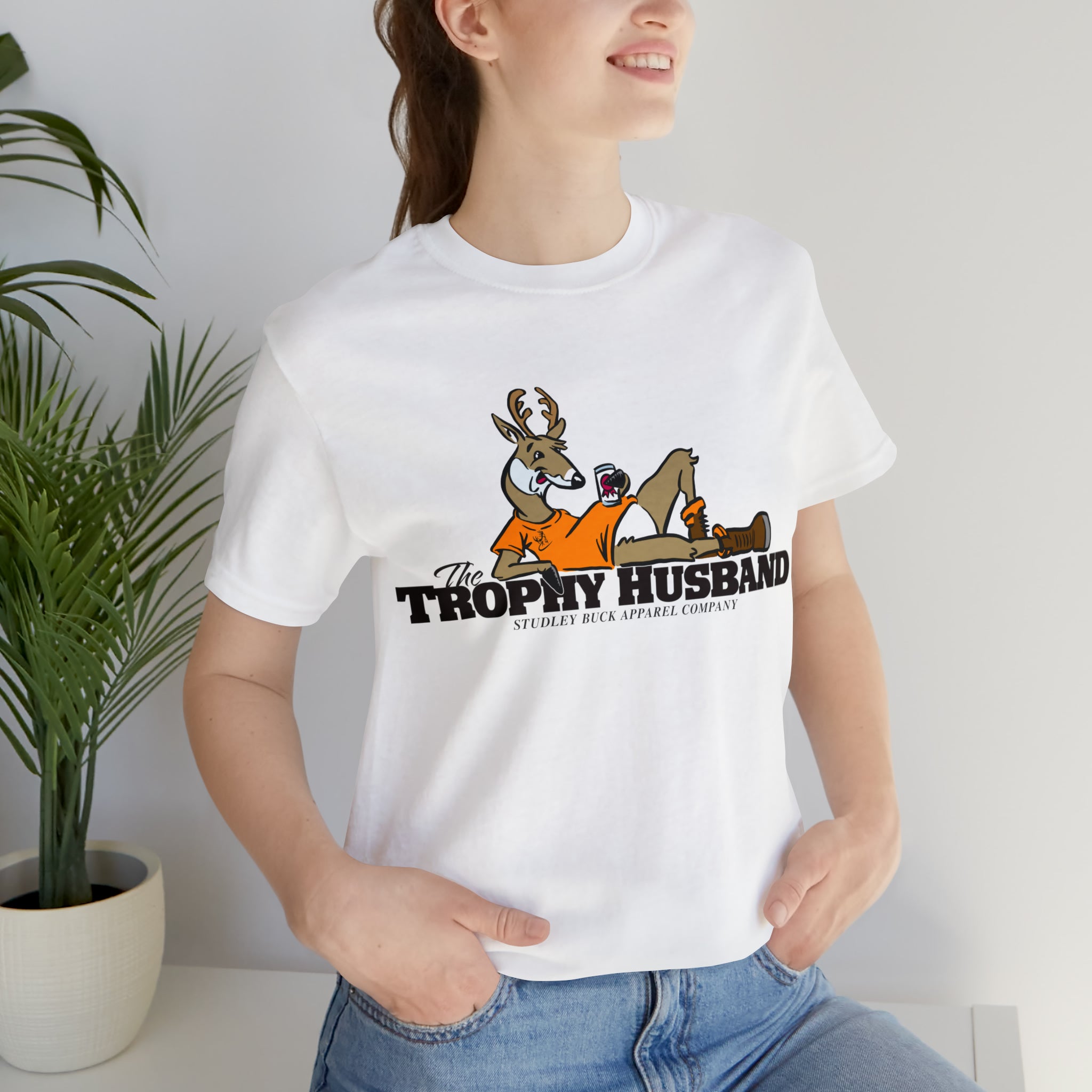 Studley Buck: Trophy Husband! Unisex Jersey Short Sleeve Tee