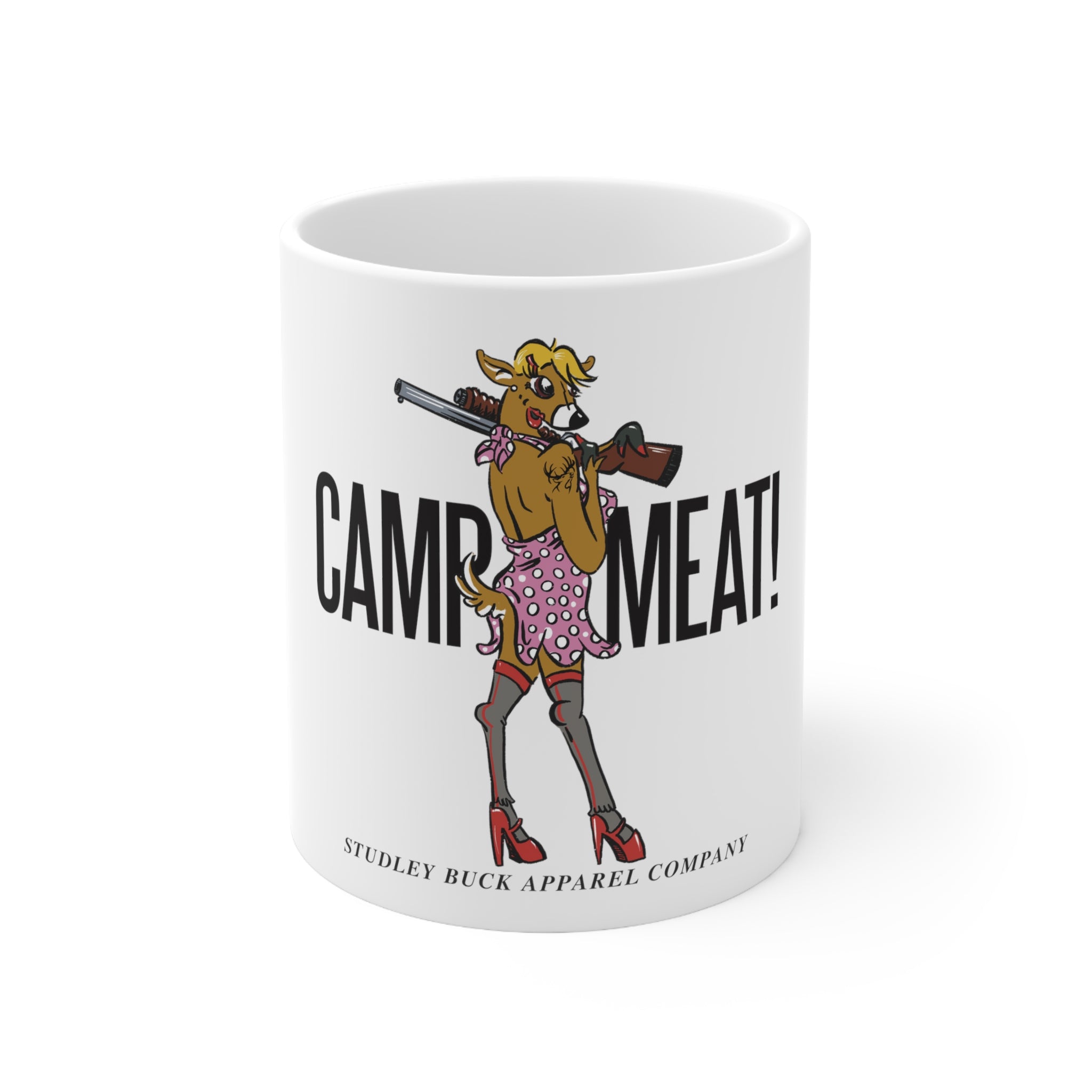 Studley Buck: Camp Meat Ceramic Mug 11oz