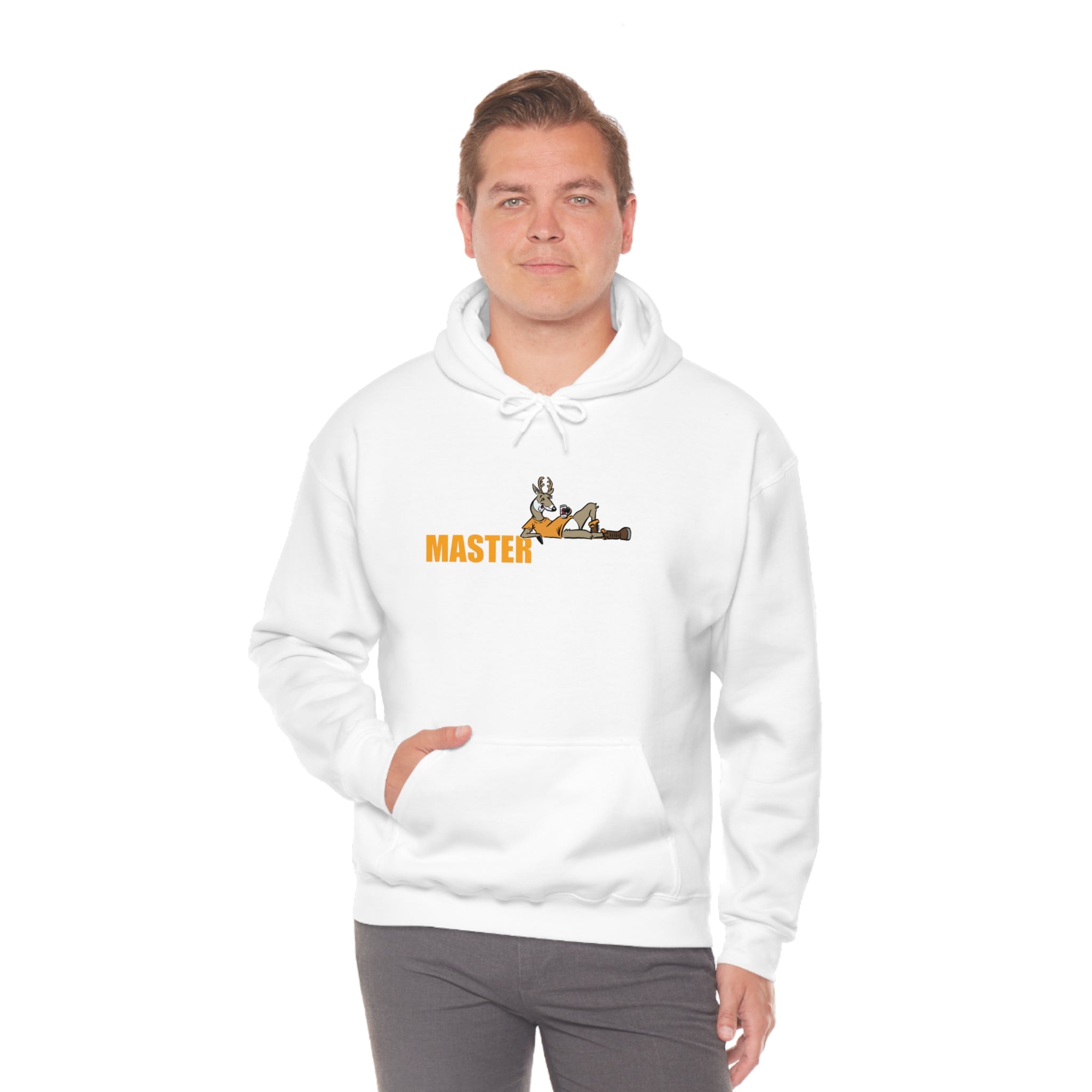 Studley Buck: My Neighbor Is a MasterBaiter! Unisex Heavy Blend™ Hooded Sweatshirt