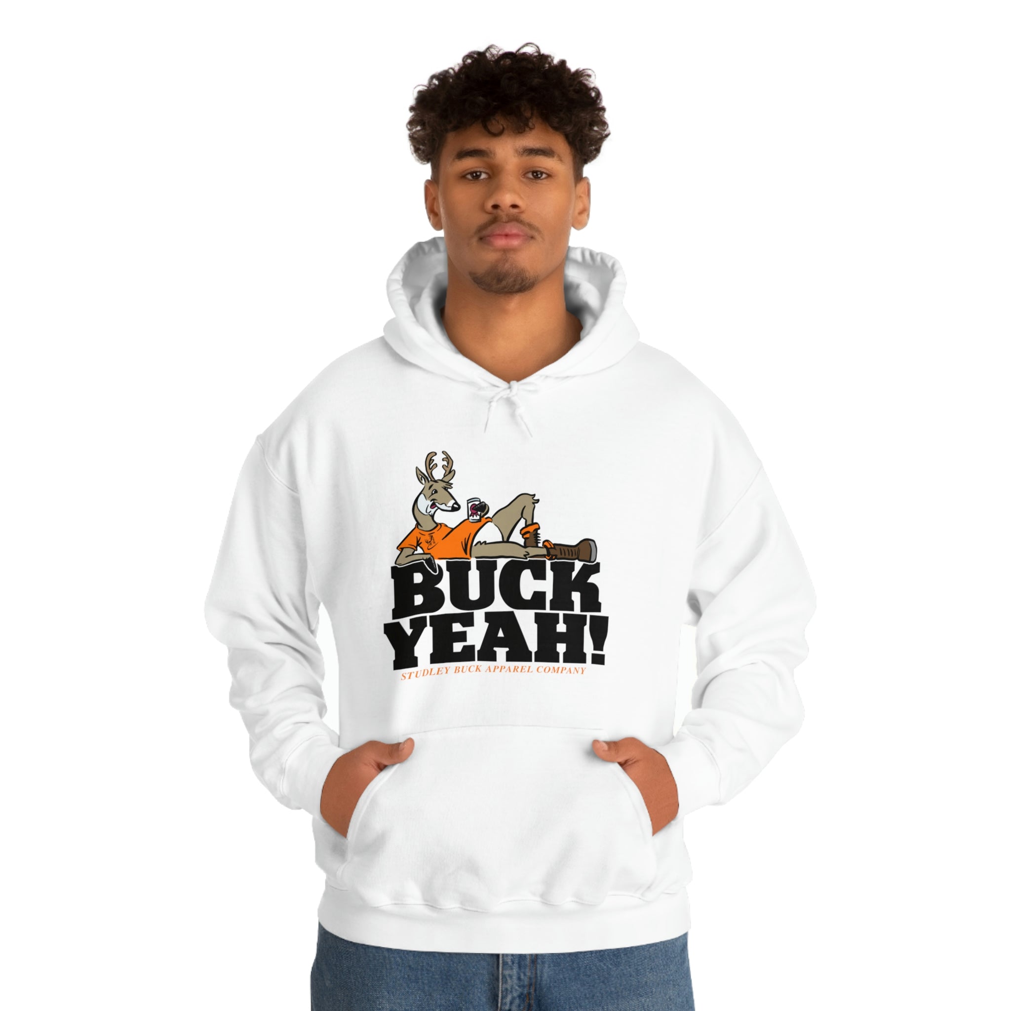 Studley Buck: Buck Yeah! Unisex Heavy Blend™ Hooded Sweatshirt
