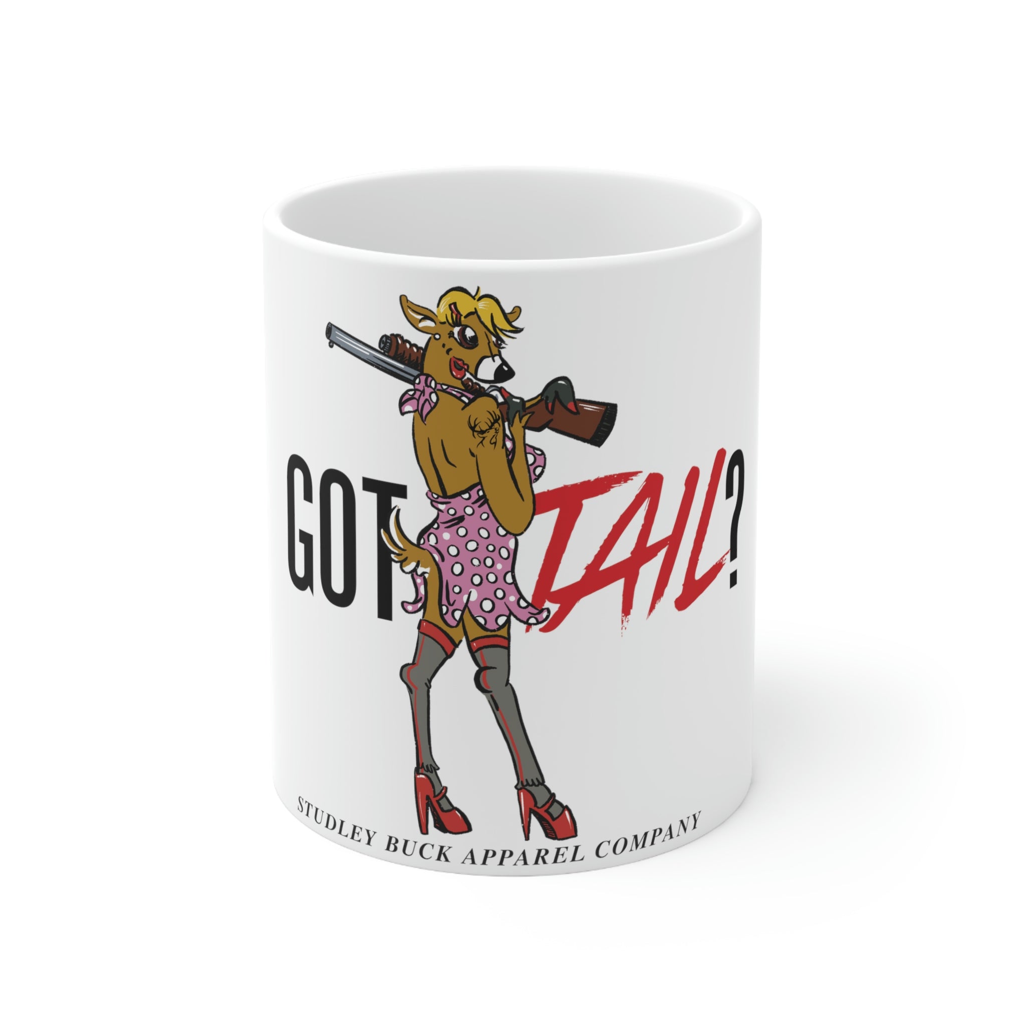 Studley Buck: Got Tail? Ceramic Mug 11oz