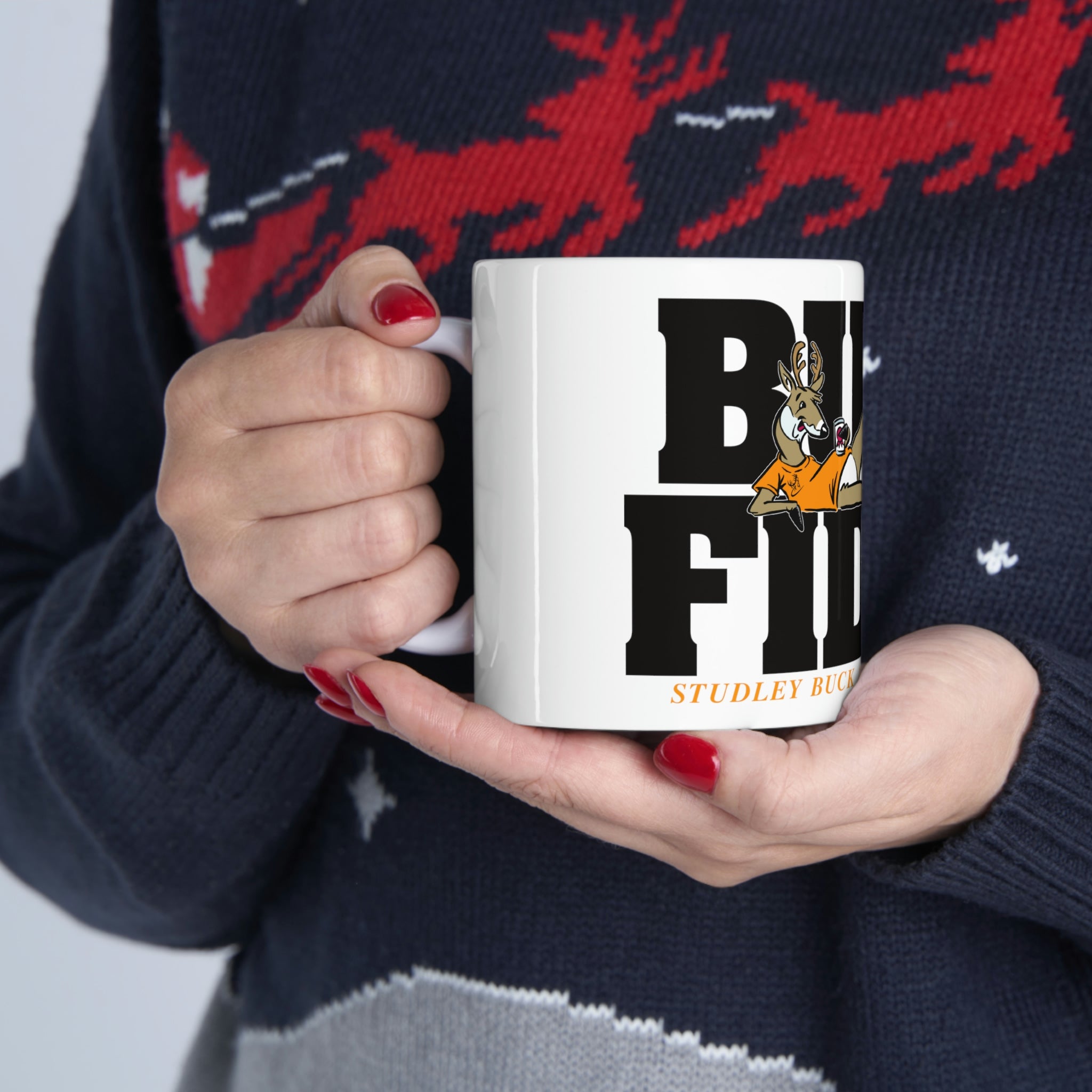 Studley Buck: Buck Fiden Ceramic Mug 11oz