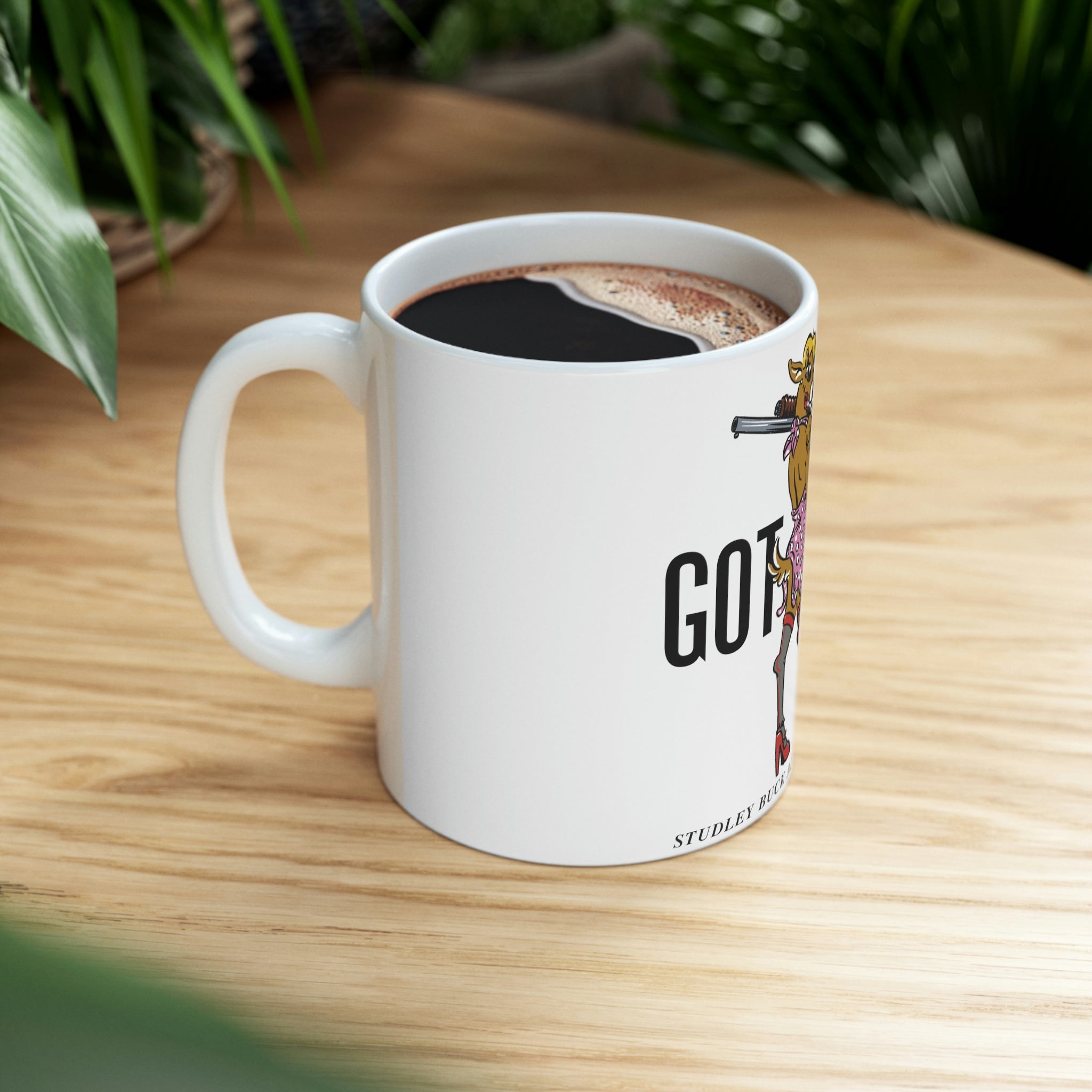 Studley Buck: Got Tail? Ceramic Mug 11oz