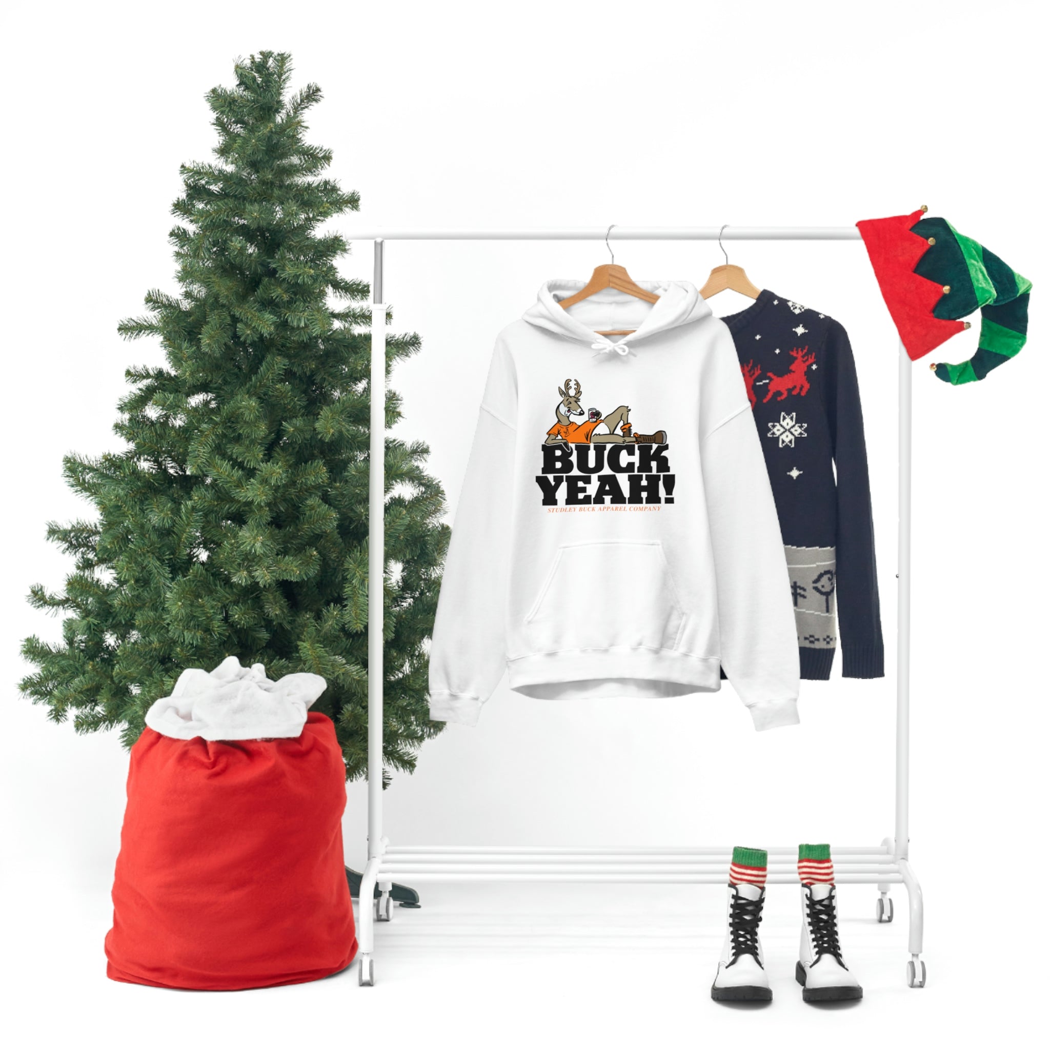 Studley Buck: Buck Yeah! Unisex Heavy Blend™ Hooded Sweatshirt