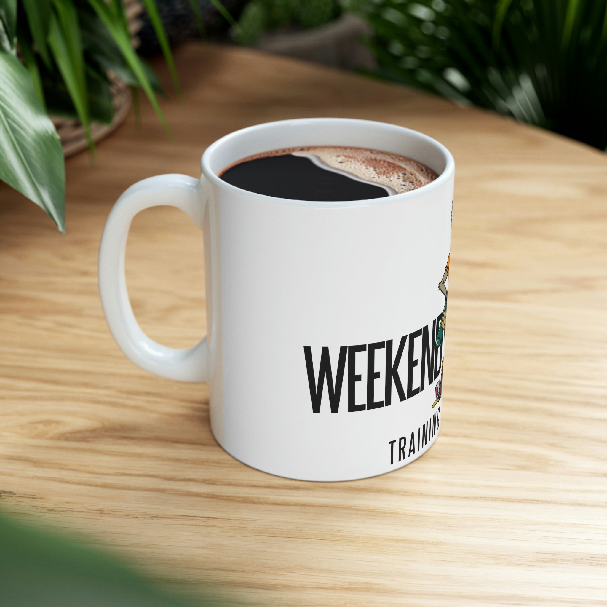 Studley Buck: Weekend Warrior Training in Session Ceramic Mug 11oz