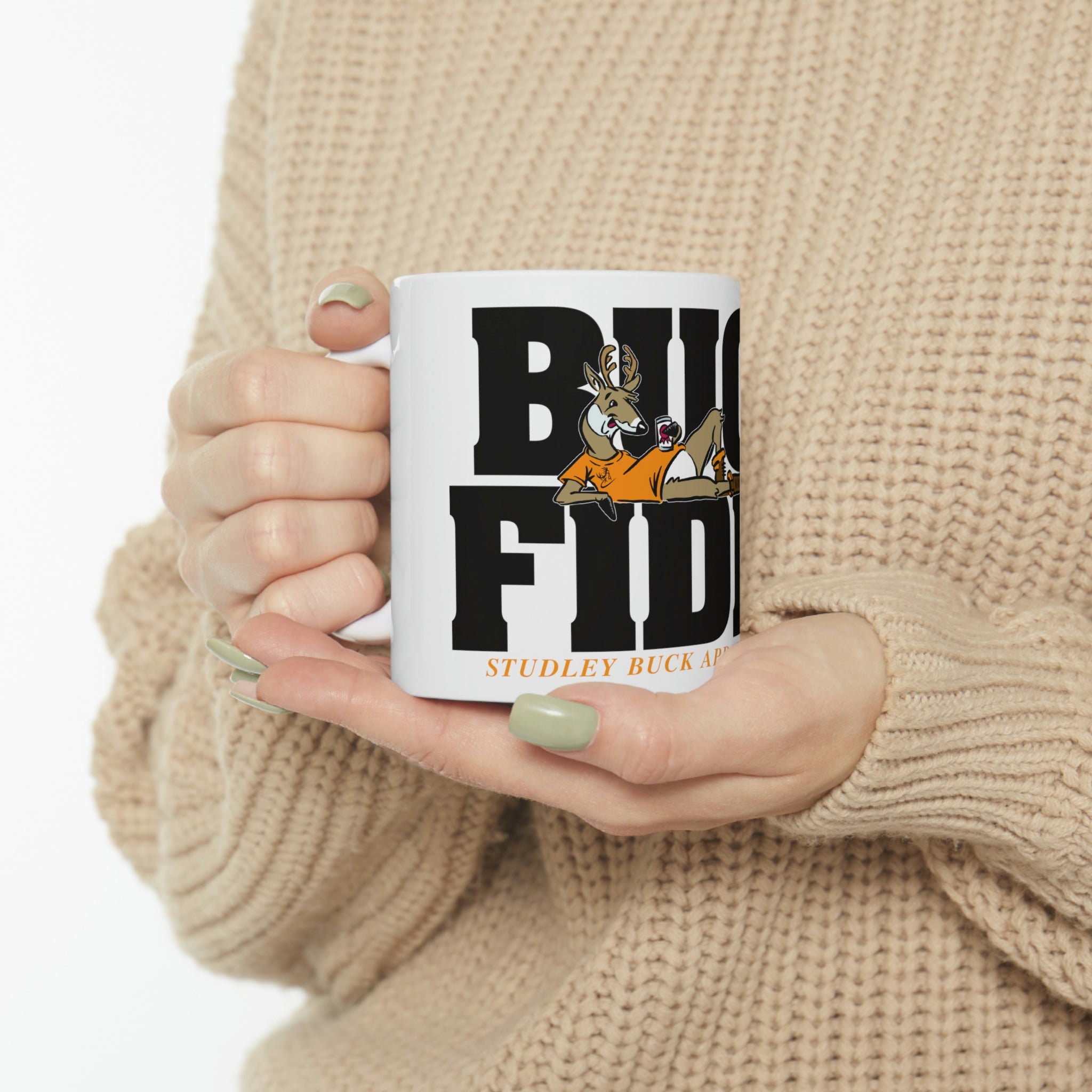 Studley Buck: Buck Fiden Ceramic Mug 11oz