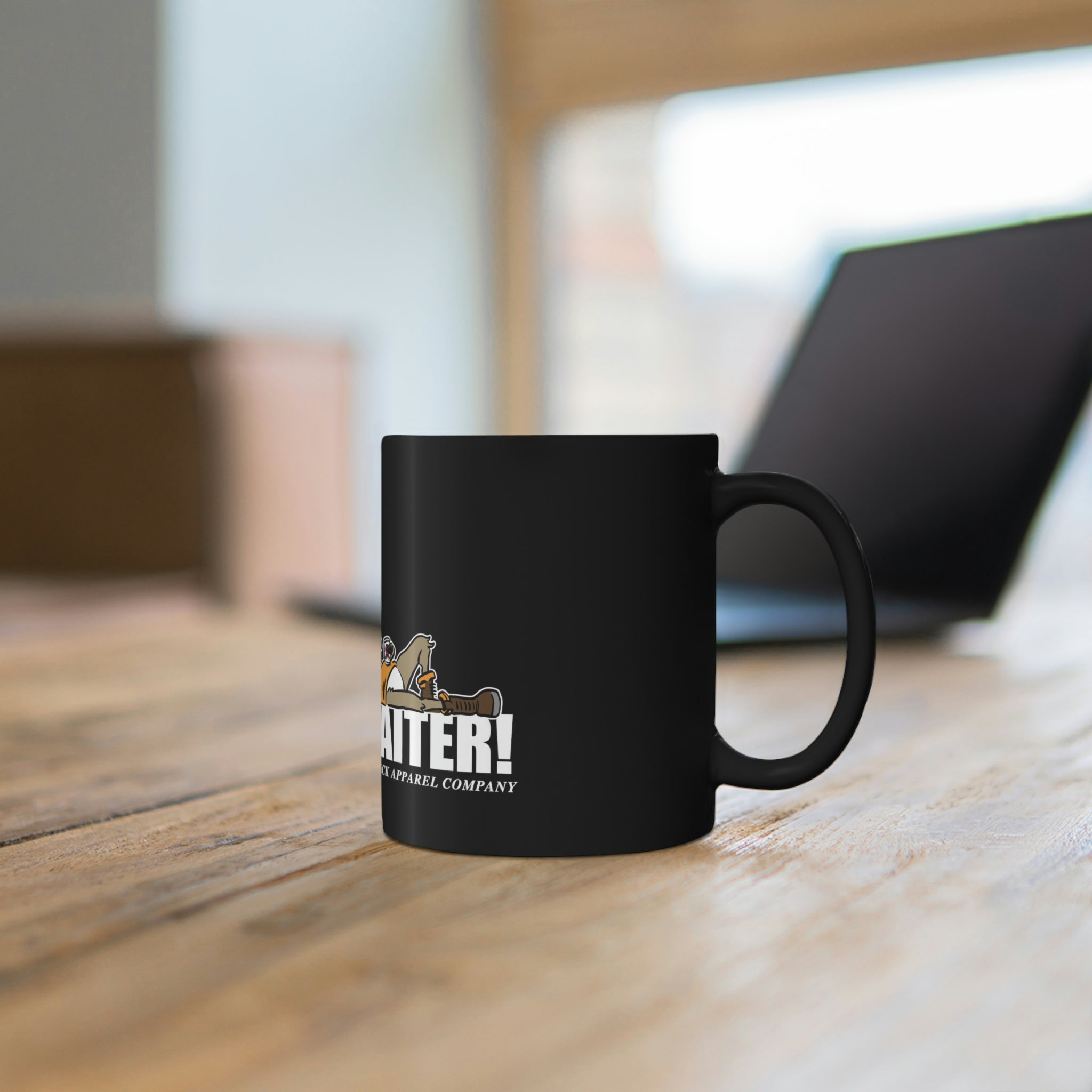 Studley Buck: My Neighbor is a MasterBaiter 11oz Black Mug