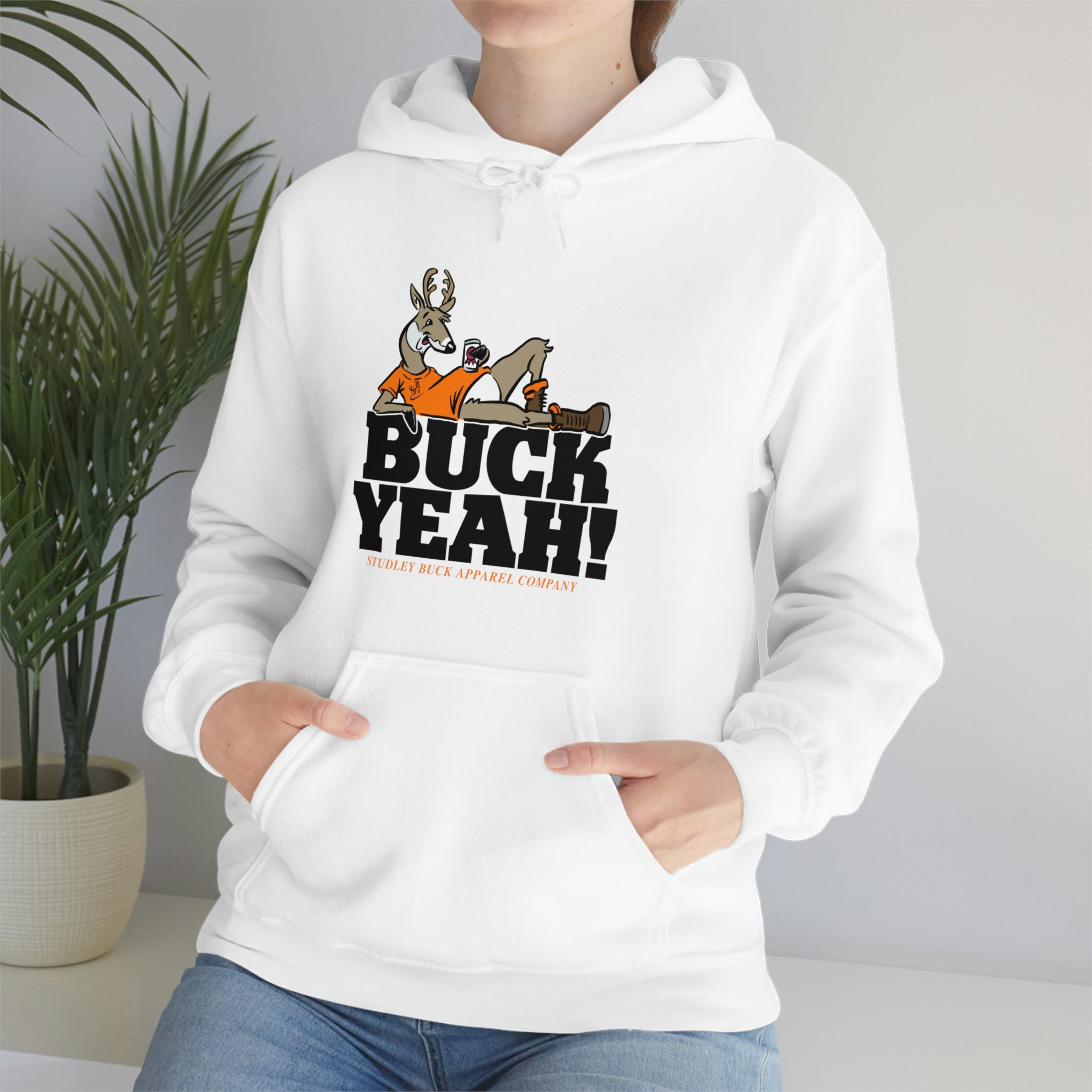 Studley Buck: Buck Yeah! Unisex Heavy Blend™ Hooded Sweatshirt