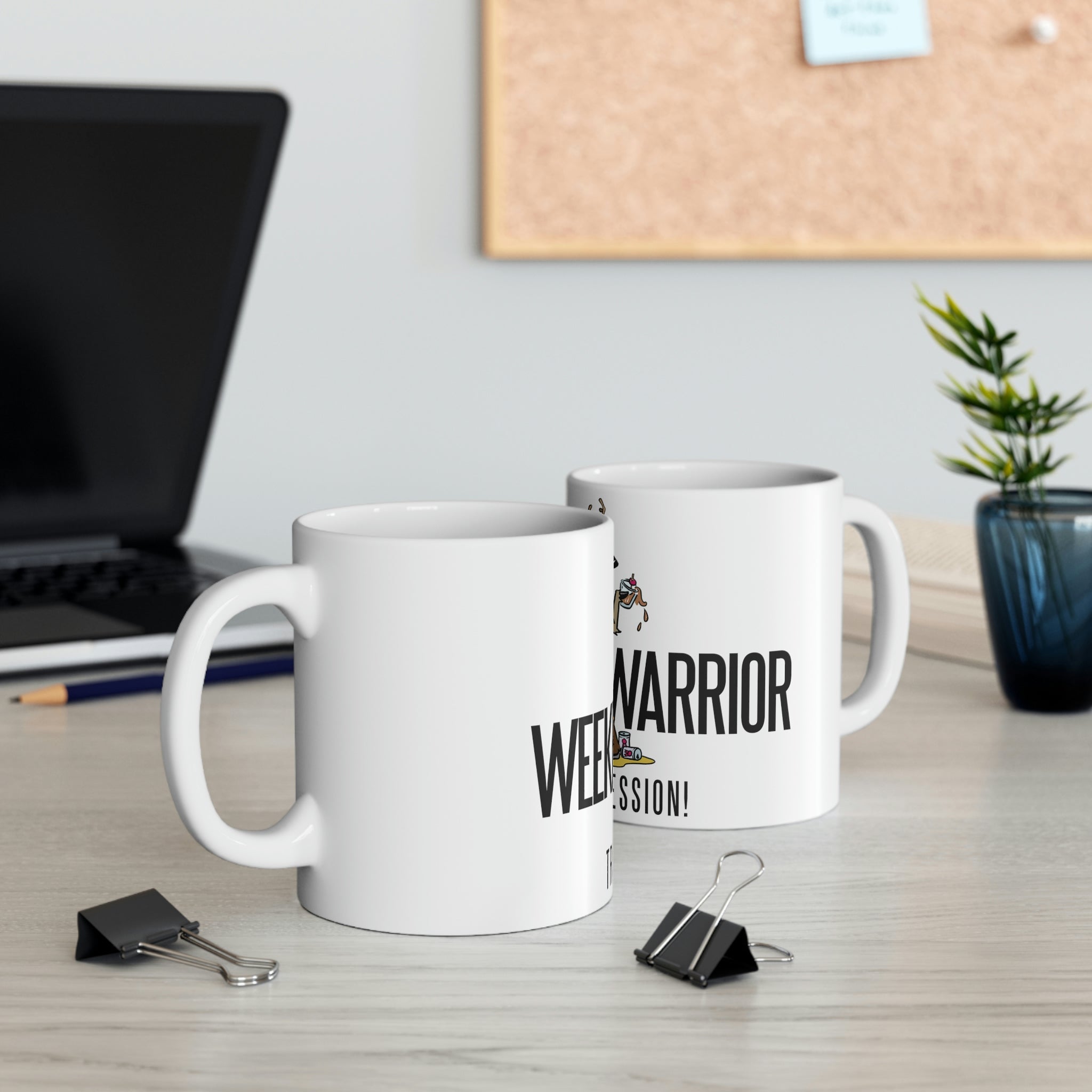 Studley Buck: Weekend Warrior Training in Session Ceramic Mug 11oz