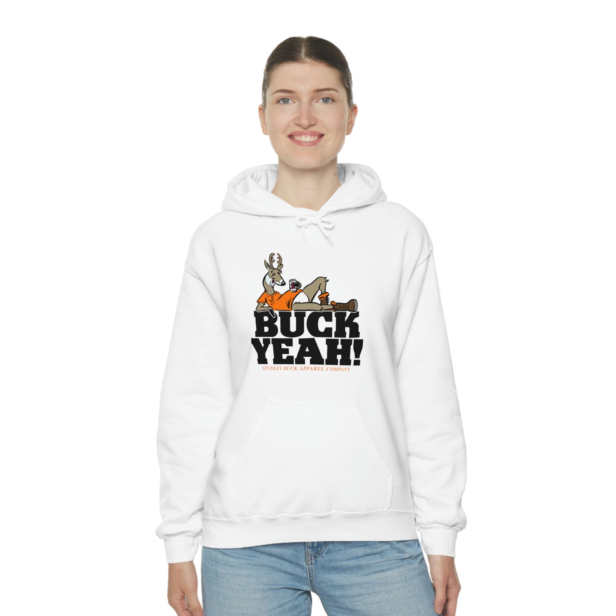 Studley Buck: Buck Yeah! Unisex Heavy Blend™ Hooded Sweatshirt