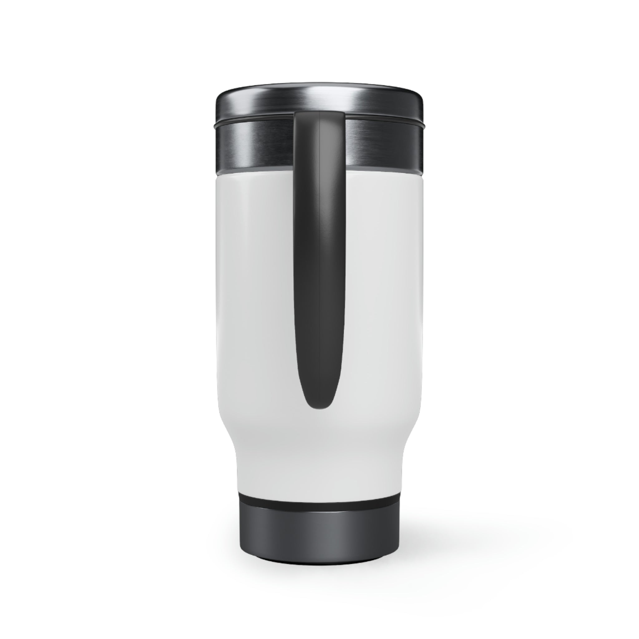 Studley Buck: Trophy Husband Stainless Steel Travel Mug with Handle, 14oz