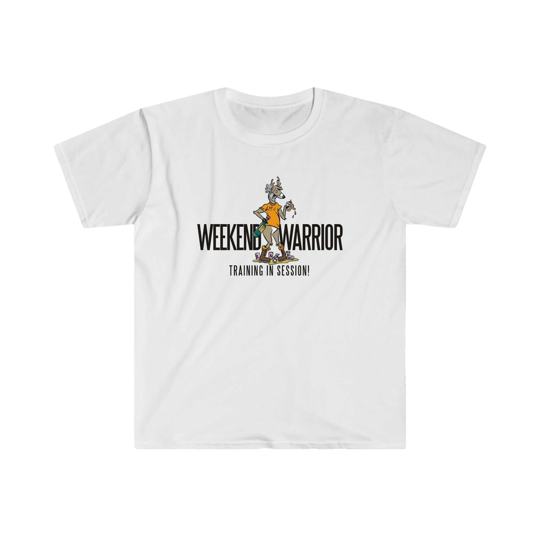 Studley Buck: Weekend Warrior Training in Session Funny Hunting T-Shirt