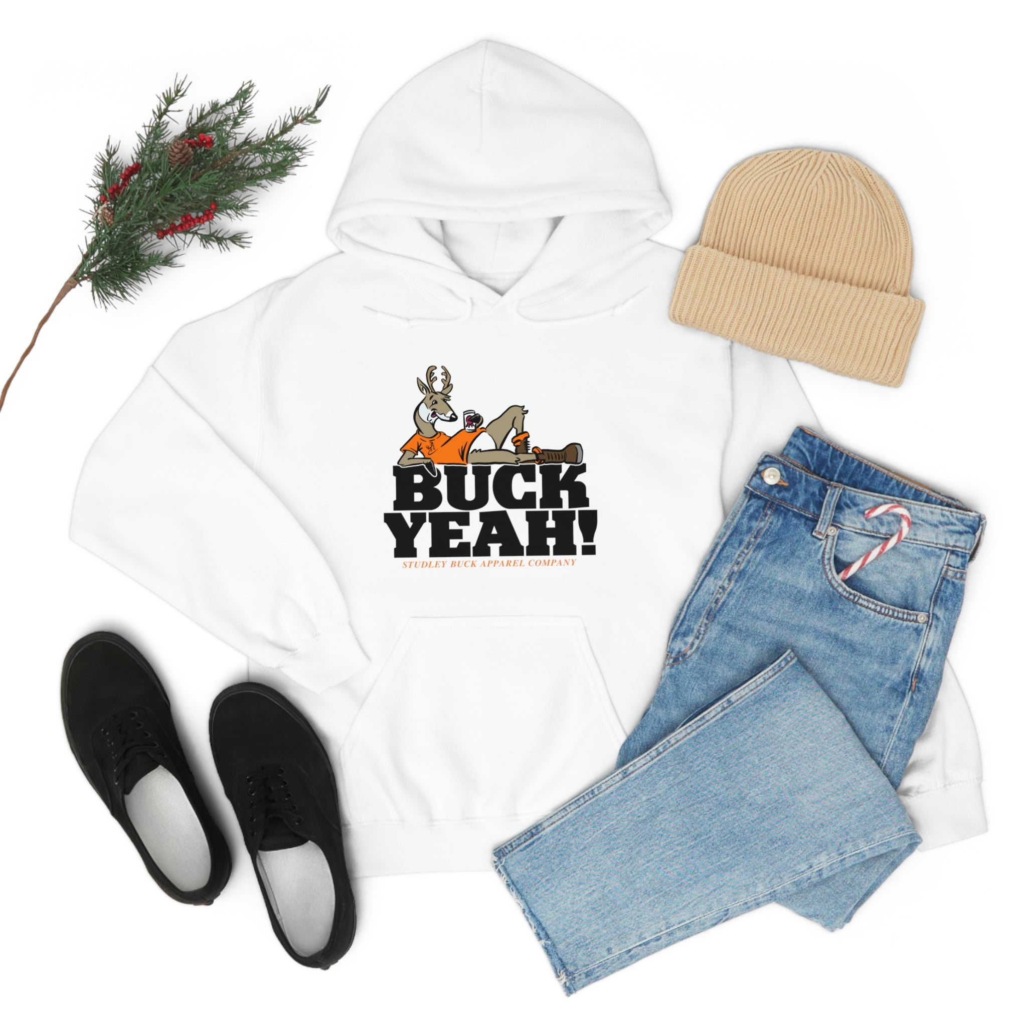 Studley Buck: Buck Yeah! Unisex Heavy Blend™ Hooded Sweatshirt