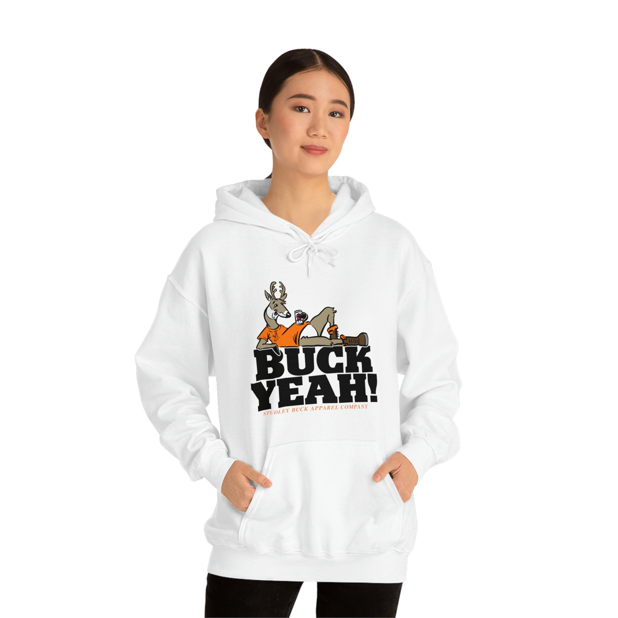 Studley Buck: Buck Yeah! Unisex Heavy Blend™ Hooded Sweatshirt