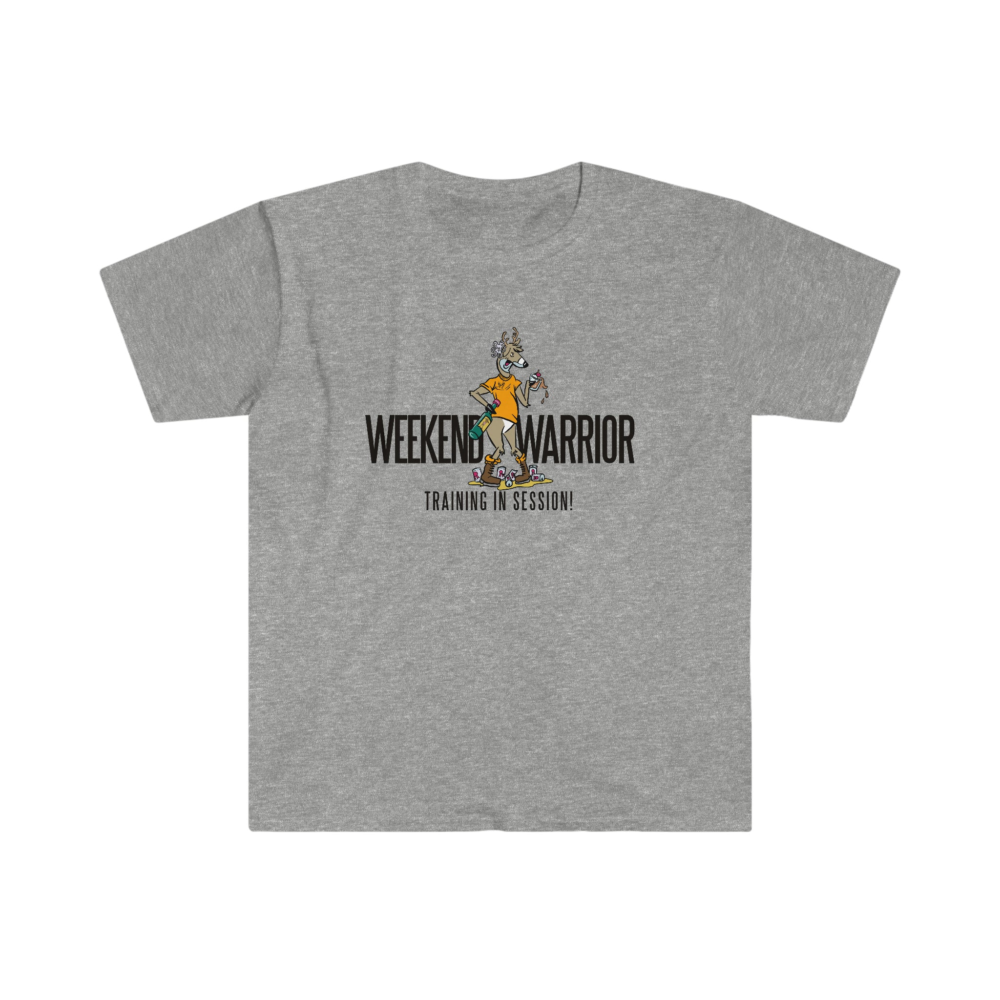 Studley Buck: Weekend Warrior Training in Session Funny Hunting T-Shirt